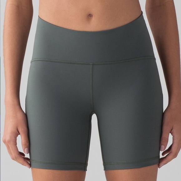 lululemon athletica Pants - Lululemon Train Times Short 6” Size 2 Dark Forest